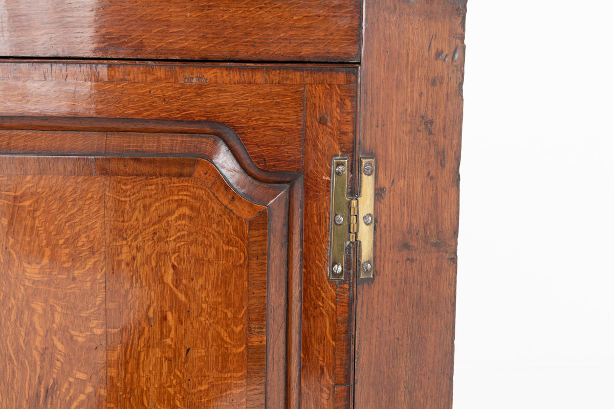 Georgian Oak Corner Cupboard