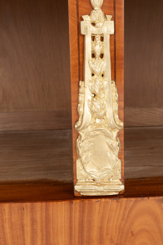 Wonderful French Satinwood Open Bookcase