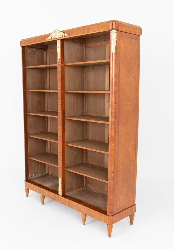 Wonderful French Satinwood Open Bookcase