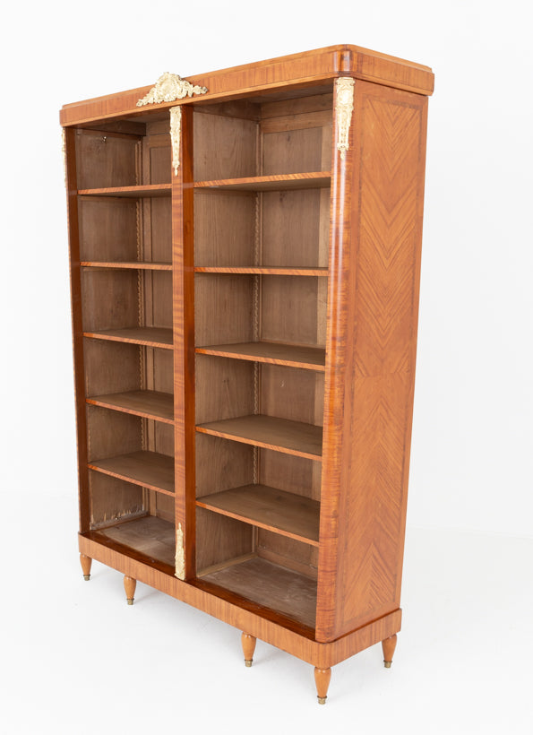 Wonderful French Satinwood Open Bookcase