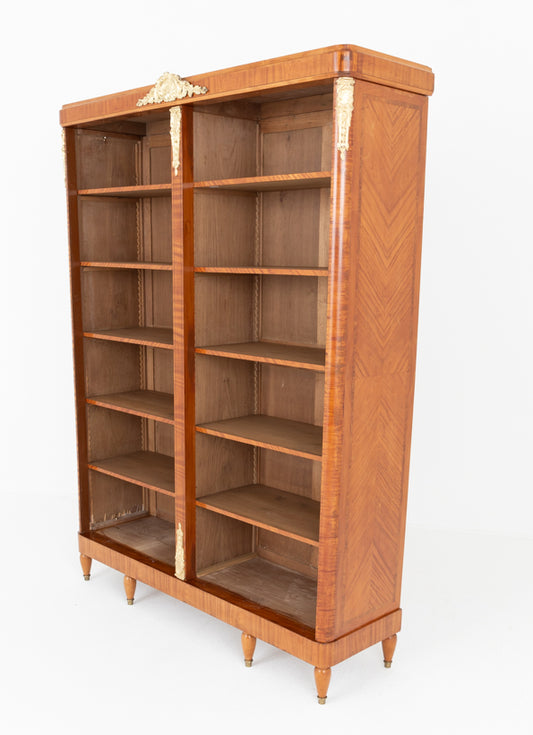 Wonderful French Satinwood Open Bookcase
