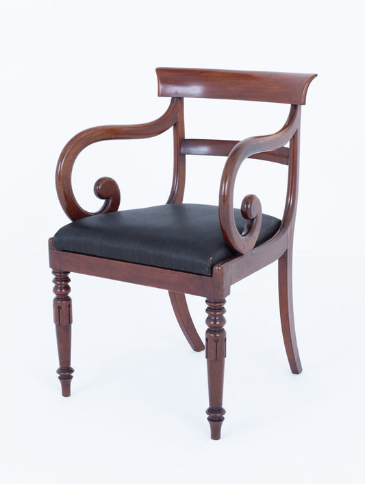 William IV Mahogany Desk Chair