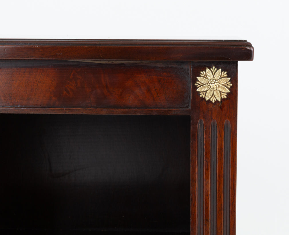 Regency Style Mahogany Breakfront Side Cabinet