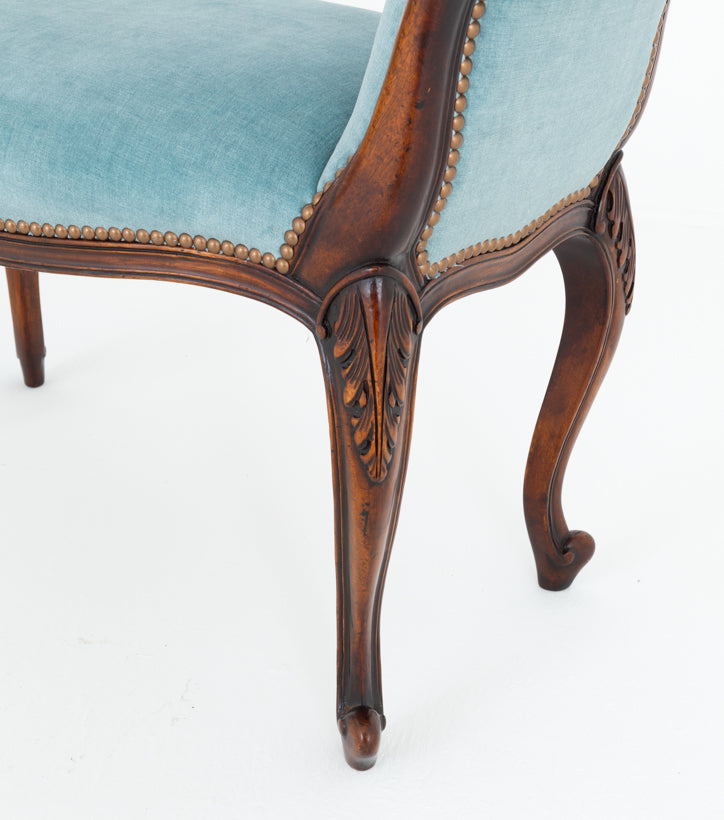 Superb Pair of Hepplewhite Style Mahogany Window Seats