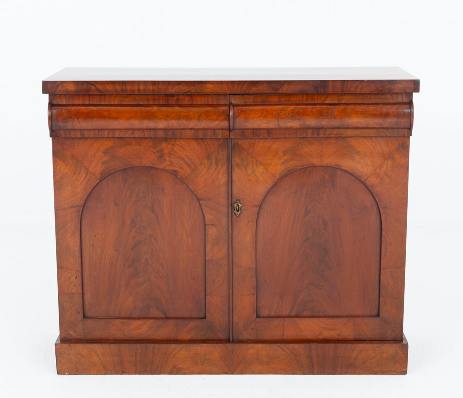 Victorian 2 Door Mahogany Side Cabinet