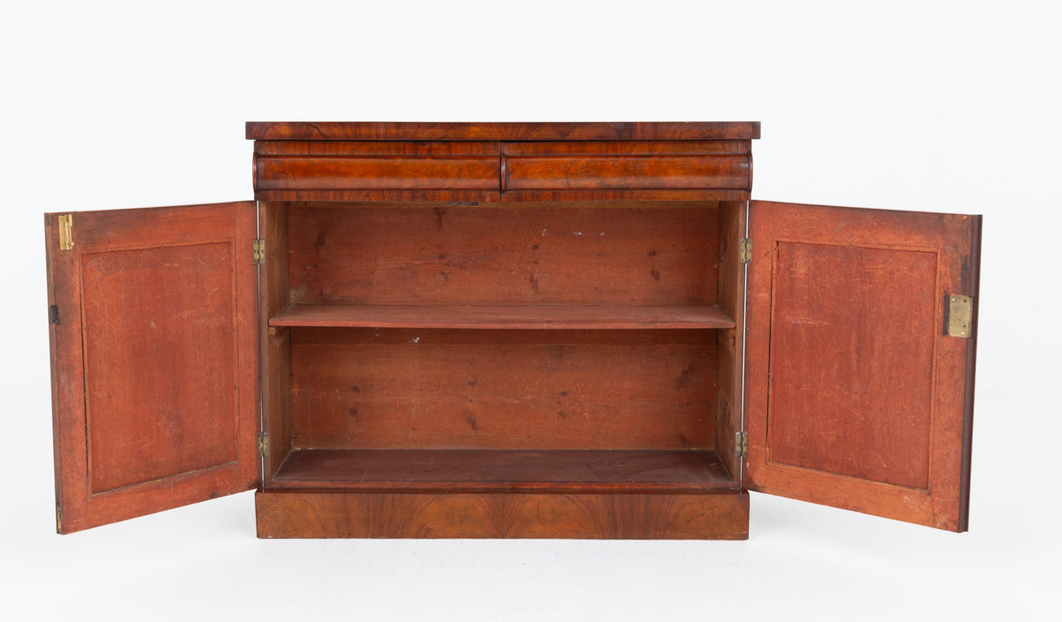Victorian 2 Door Mahogany Side Cabinet
