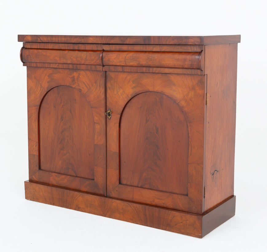 Victorian 2 Door Mahogany Side Cabinet