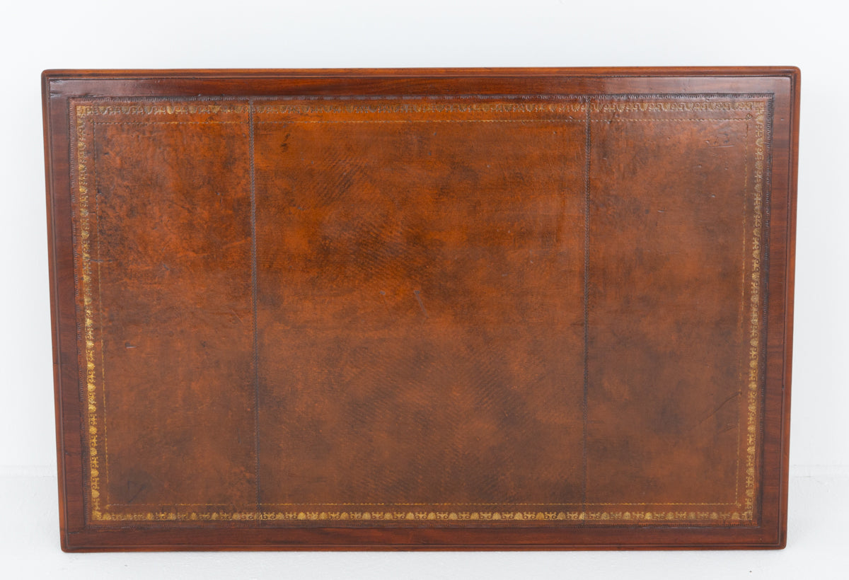 Georgian Revival Mahogany Pedestal Desk