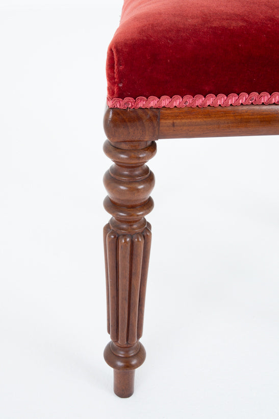 Set of 8 William IV Mahogany Dining Chairs