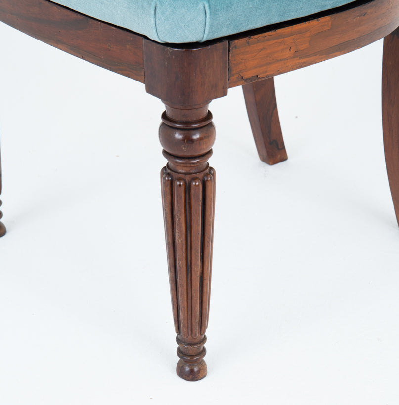 Wonderful Set of William IV Rosewood Dining Chairs