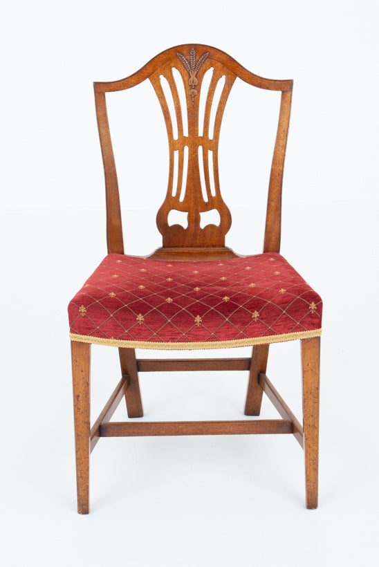 Set of 8 (6 + 2) Mahogany Chippendale Style Dining Chairs