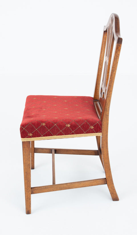 Set of 8 (6 + 2) Mahogany Chippendale Style Dining Chairs