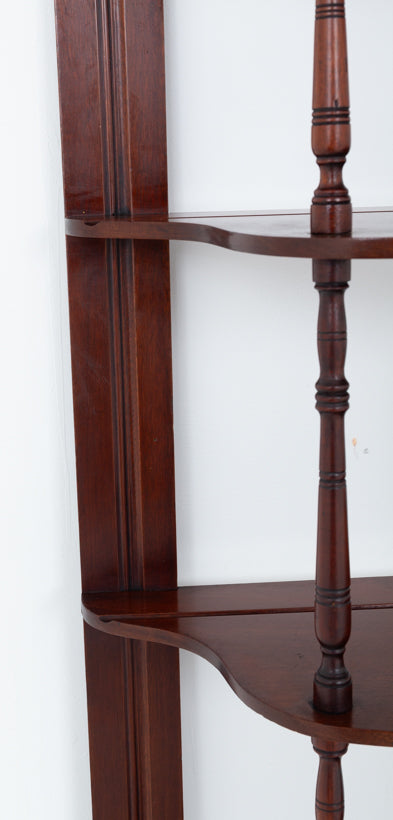 Victorian Mahogany Hanging Wall Rack