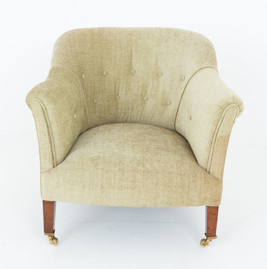 Late Victorian Upholstered Club Chair