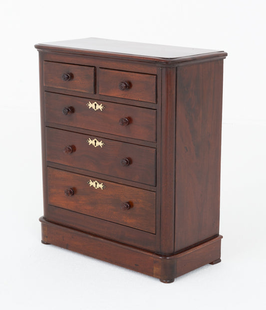 Victorian Mahogany Apprentice Chest of Drawers