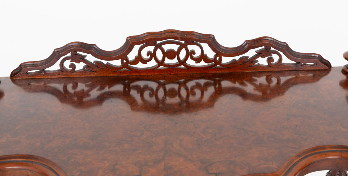 Excellent Quality Victorian Burr Walnut Whatnot