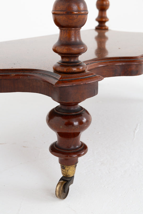 Excellent Quality Victorian Burr Walnut Whatnot