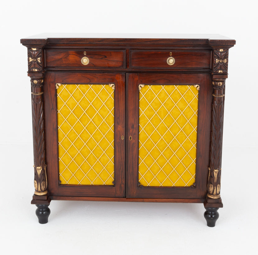 Superb William IV Rosewood Side Cabinet