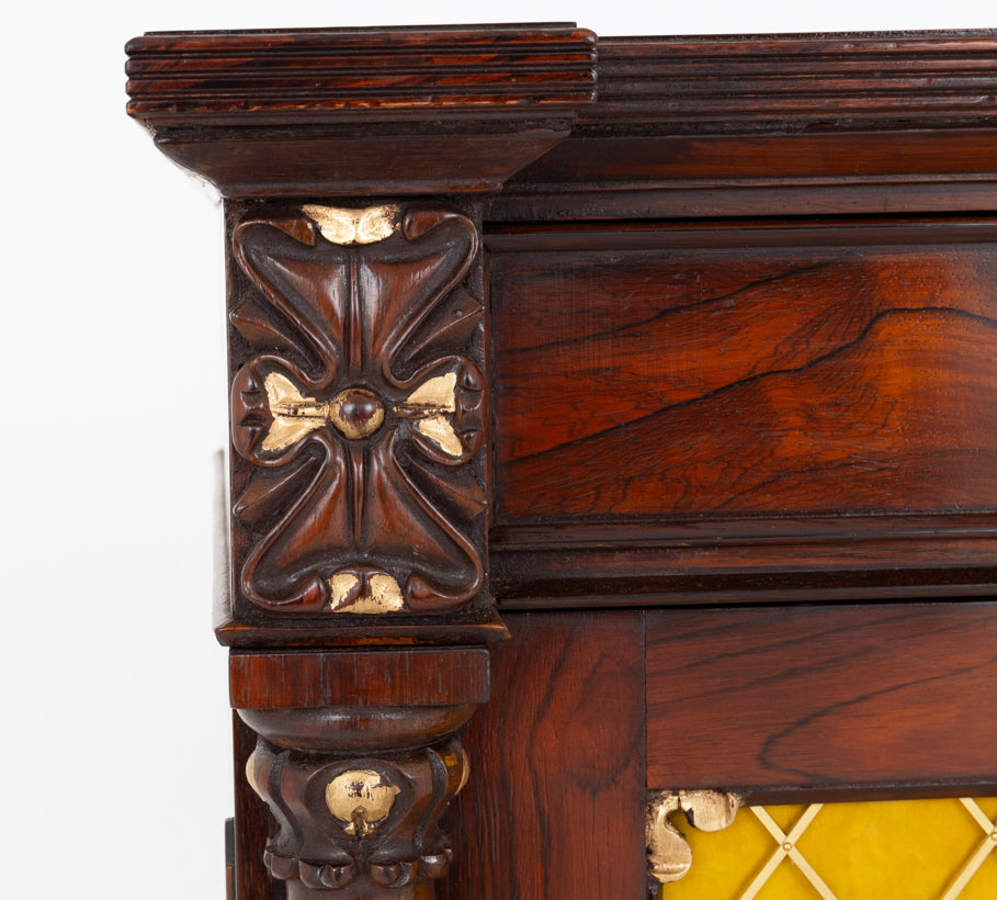 Superb William IV Rosewood Side Cabinet