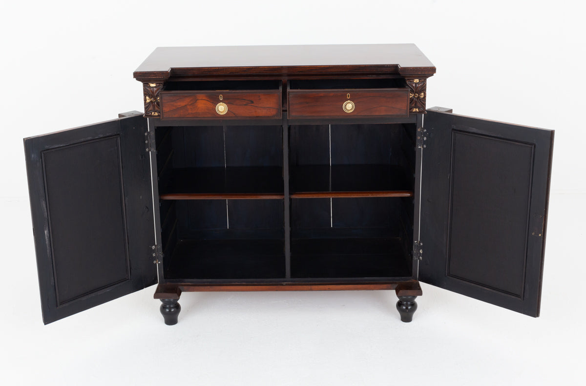 Superb William IV Rosewood Side Cabinet
