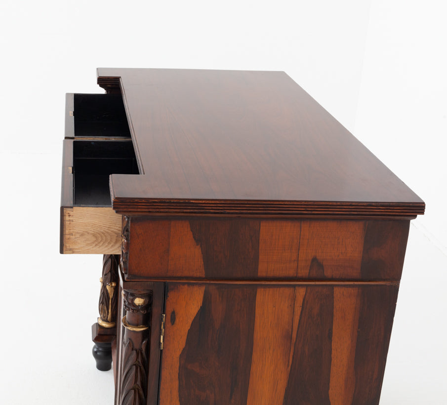 Superb William IV Rosewood Side Cabinet