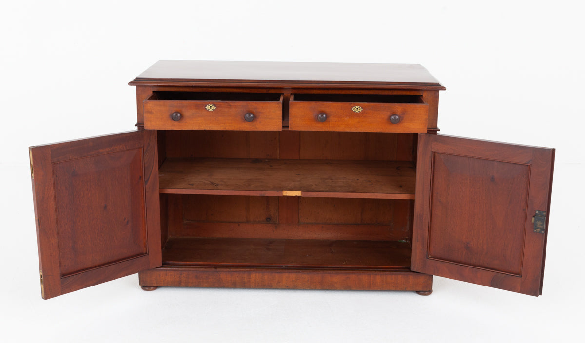 Victorian Mahogany 2 Door Side Cabinet