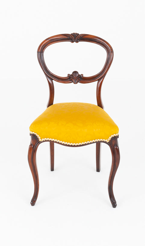 Set of 6 Victorian Rosewood Dining Chairs
