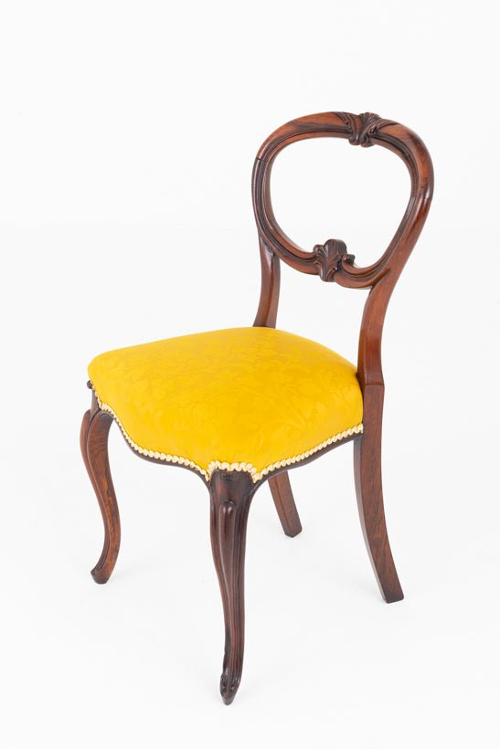 Set of 6 Victorian Rosewood Dining Chairs
