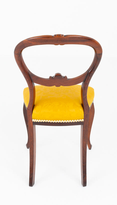 Set of 6 Victorian Rosewood Dining Chairs