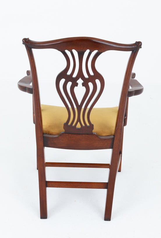Set of 8 Mahogany Hepplewhite Style Dining Chairs