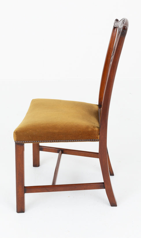 Set of 8 Mahogany Hepplewhite Style Dining Chairs