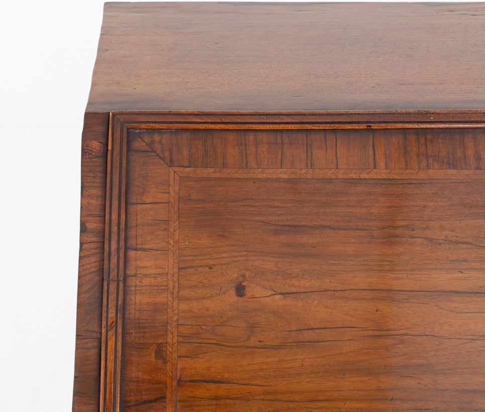 William and Mary Walnut Kneehole Bureau