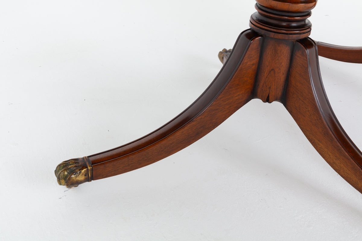 Mahogany Regency Revival Dining Table