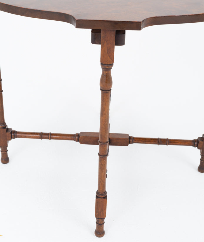 Nest of 5 Burr Walnut Tables