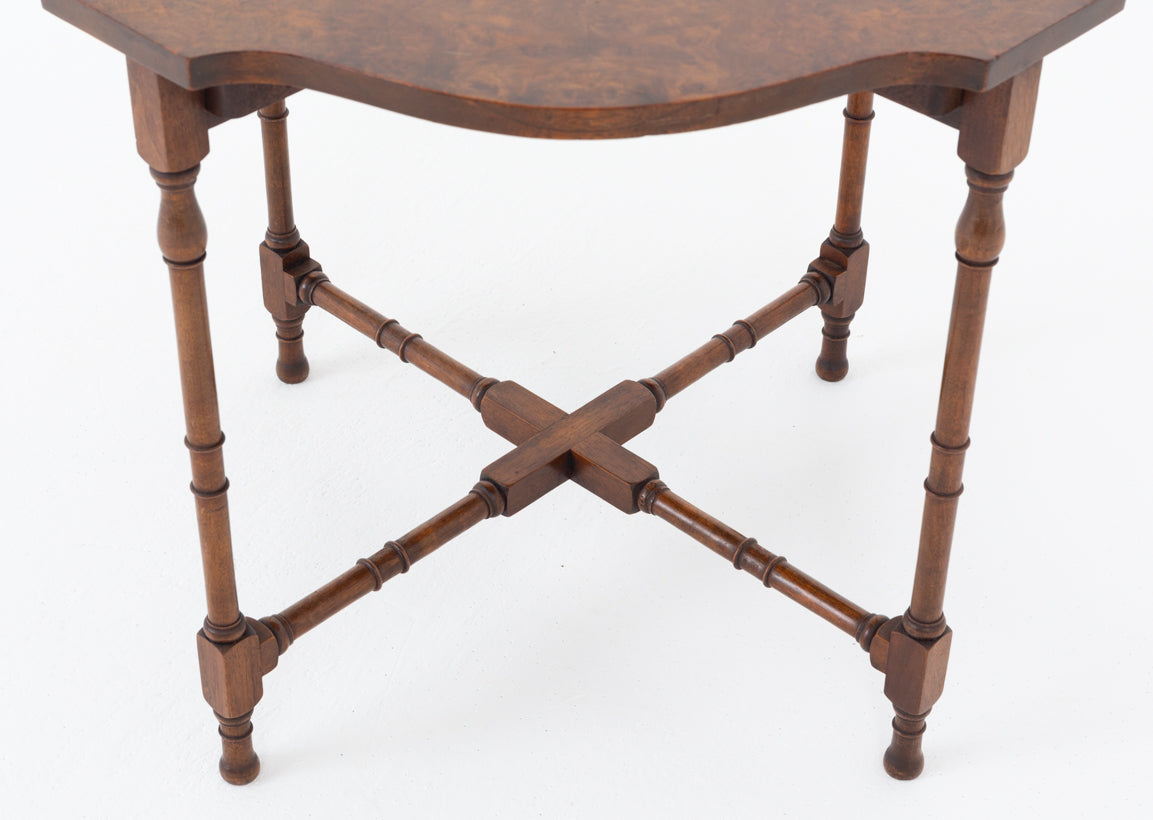 Nest of 5 Burr Walnut Tables