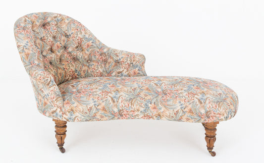 William IV Upholstered Chaise Longue