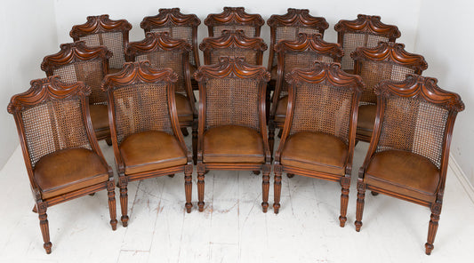 Stunning Set of Regency Style Dining Chairs