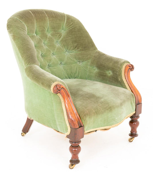 Victorian Mahogany Tub Chair