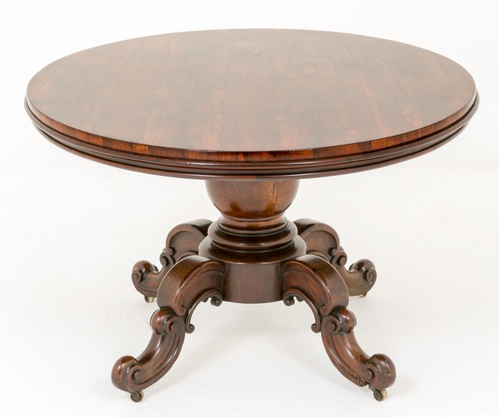 Good Quality Rosewood Breakfast Table