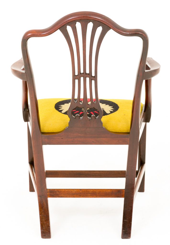 Mahogany Hepplewhite Desk Chair