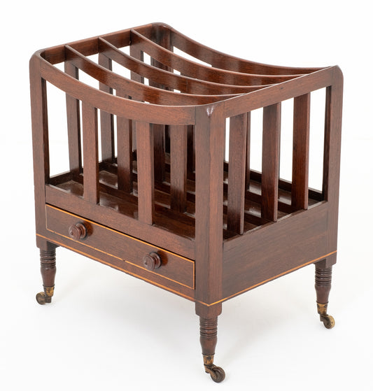 Early 19th Century Mahogany Canterbury