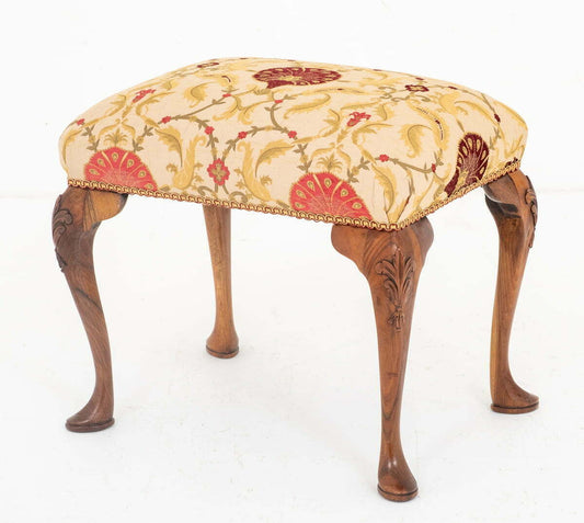 Pretty Queen Anne Style Stool