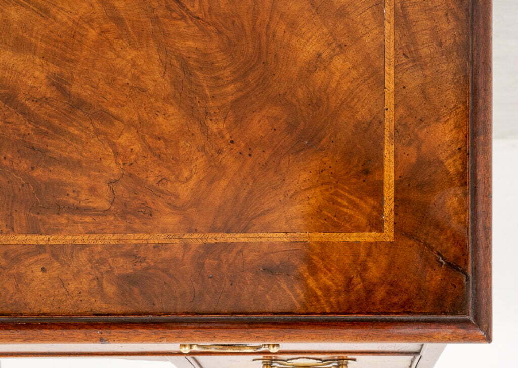 Georgian Style Walnut Kneehole Desk