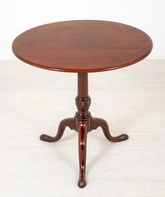 Georgian Mahogany Wine Table 1 Piece Circular Top