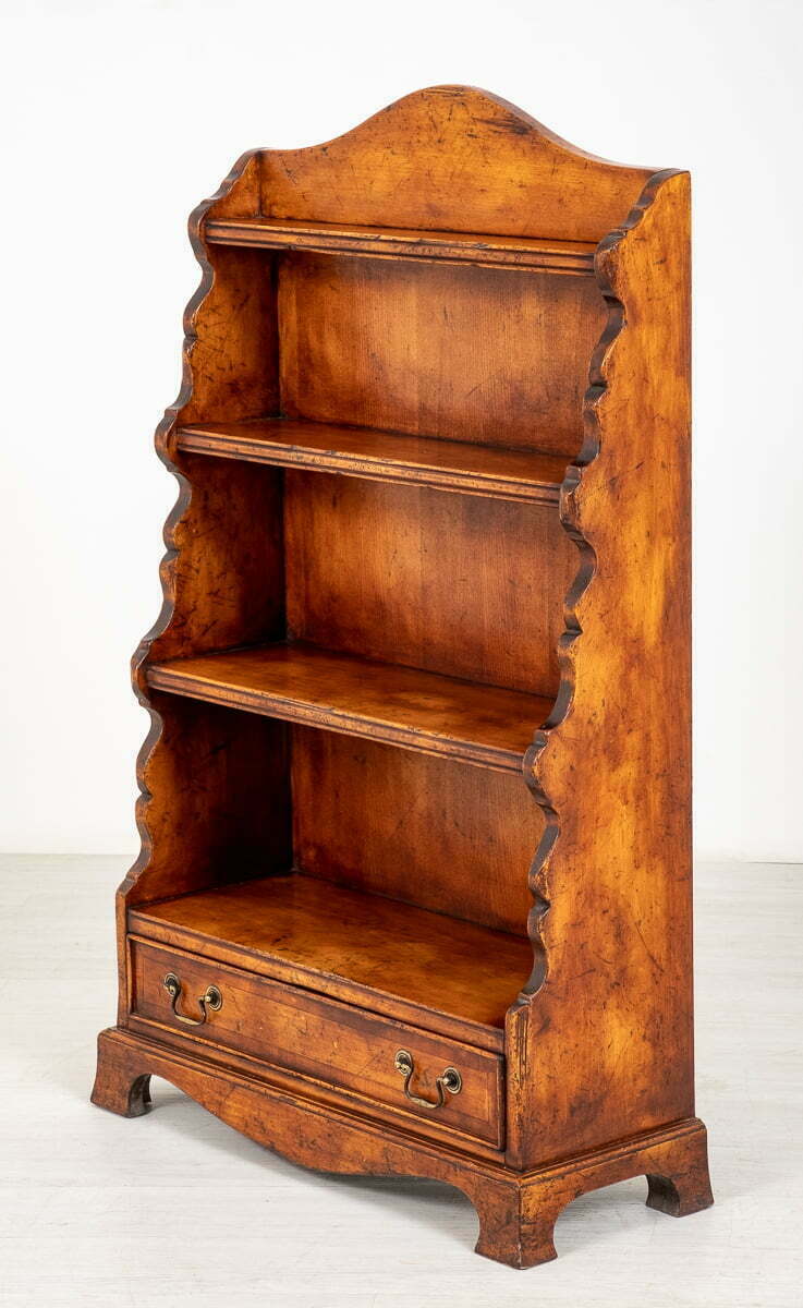 Cherrywood Waterfall Open Bookcase