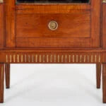 French Empire Style Mahogany Display Cabinet