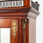 French Empire Style Mahogany Display Cabinet