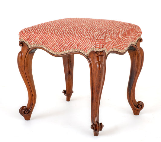 Victorian Rosewood Stool.