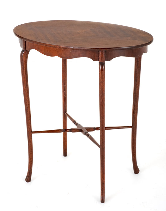 Mahogany Oval Occasional Table