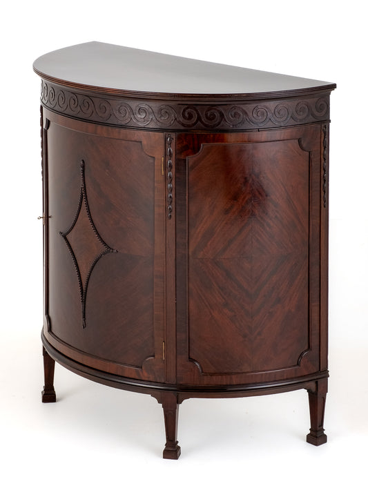 Mahogany Hepplewhite Style Side Cabinet